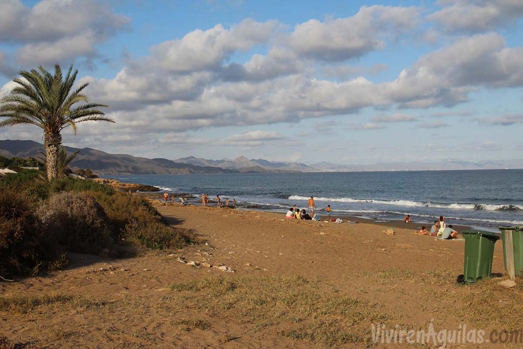 playa del hoyo aguilas