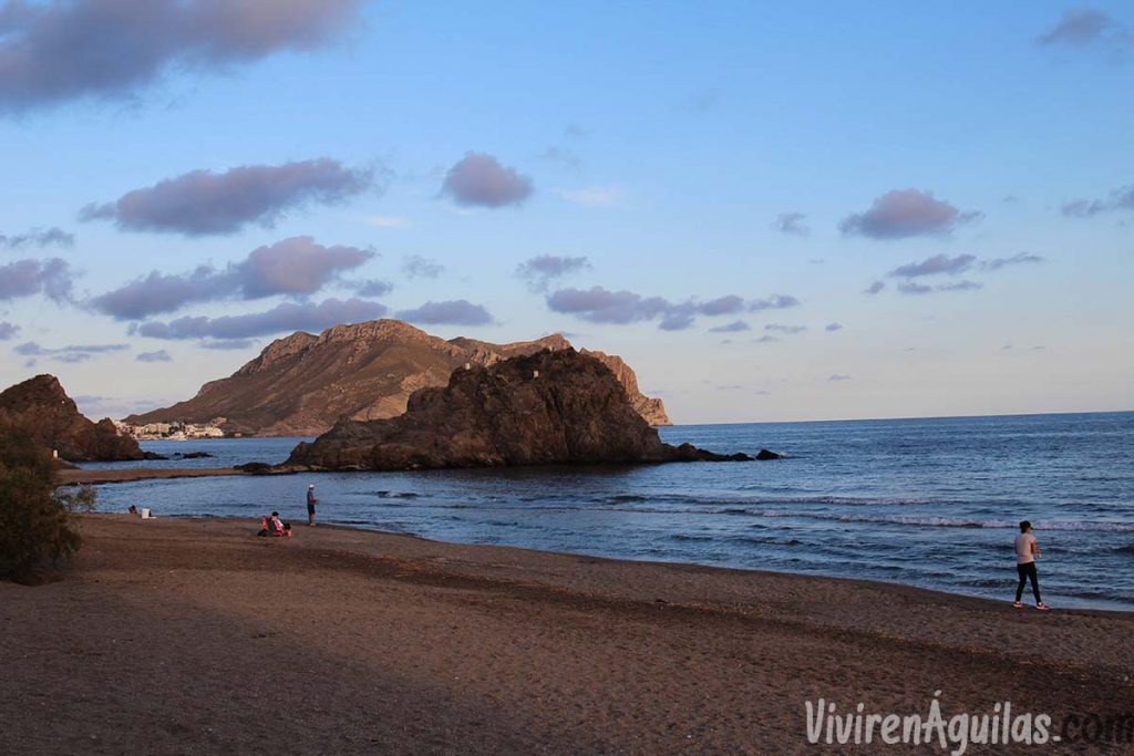 playa del arroz aguilas