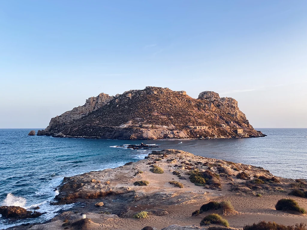 Playa amarilla Águilas Murcia