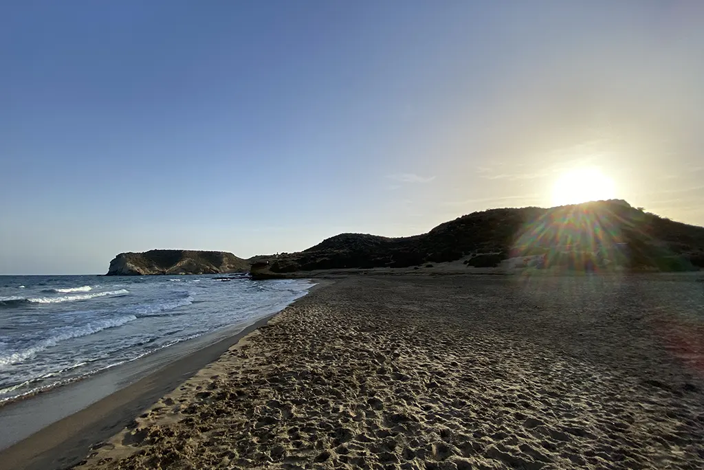 Foto playa de la higuerica Águilas